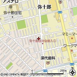 埼玉県越谷市大沢1694周辺の地図