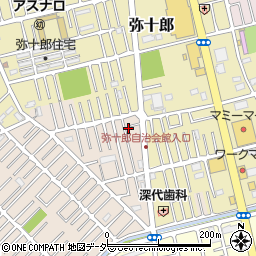 埼玉県越谷市大沢1693周辺の地図