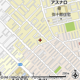 埼玉県越谷市弥十郎22周辺の地図