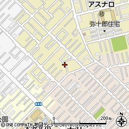 埼玉県越谷市弥十郎22-11周辺の地図