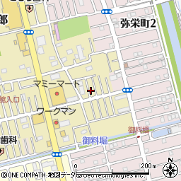 埼玉県越谷市弥十郎550周辺の地図