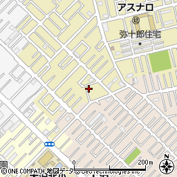 埼玉県越谷市弥十郎22-9周辺の地図