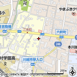 埼玉県川越市三光町3周辺の地図