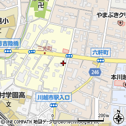 埼玉県川越市三光町3周辺の地図