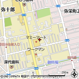 埼玉県越谷市弥十郎553周辺の地図