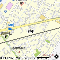 茨城県取手市谷中324周辺の地図