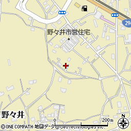 茨城県取手市野々井888-2周辺の地図