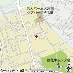 埼玉県さいたま市見沼区南中野1139-15周辺の地図