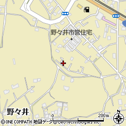 茨城県取手市野々井889-2周辺の地図
