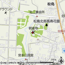 明音寺周辺の地図