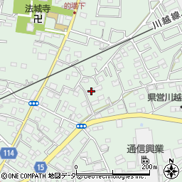 埼玉県川越市的場1849周辺の地図