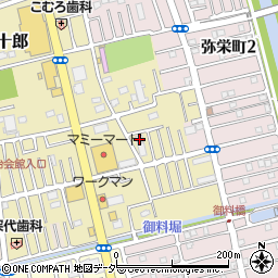 埼玉県越谷市弥十郎551-5周辺の地図