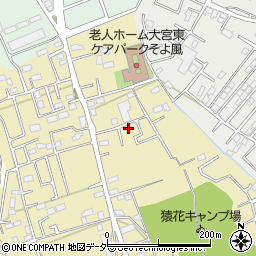 埼玉県さいたま市見沼区南中野1139-6周辺の地図