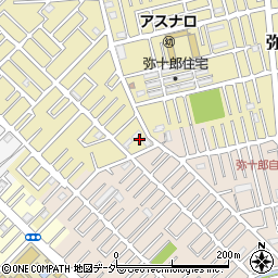 埼玉県越谷市弥十郎70周辺の地図