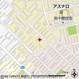 埼玉県越谷市弥十郎26周辺の地図