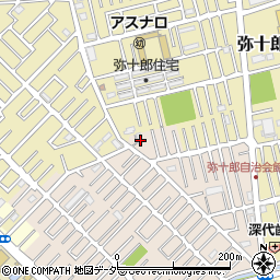 埼玉県越谷市大沢1683-1周辺の地図