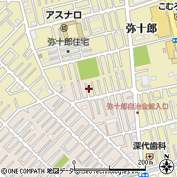 埼玉県越谷市大沢1686-6周辺の地図