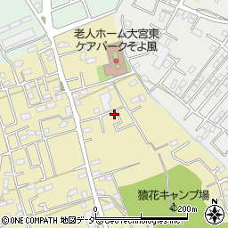 埼玉県さいたま市見沼区南中野1139-7周辺の地図