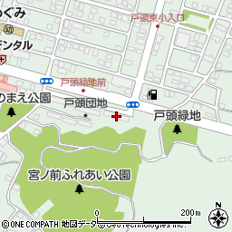 戸頭団地１街区周辺の地図