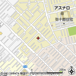 埼玉県越谷市弥十郎27-5周辺の地図