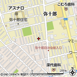 埼玉県越谷市弥十郎783周辺の地図