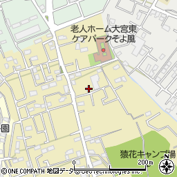 埼玉県さいたま市見沼区南中野1135周辺の地図