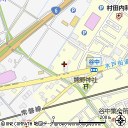 茨城県取手市谷中23周辺の地図