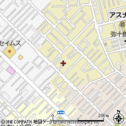 埼玉県越谷市弥十郎14周辺の地図