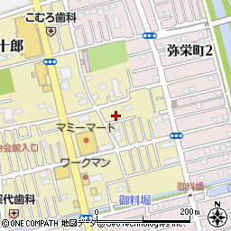 埼玉県越谷市弥十郎521周辺の地図