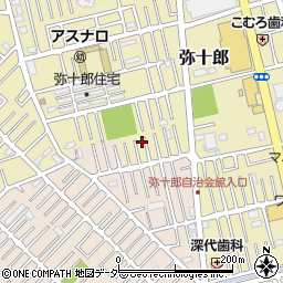 埼玉県越谷市弥十郎784-9周辺の地図