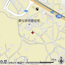 茨城県取手市野々井883周辺の地図