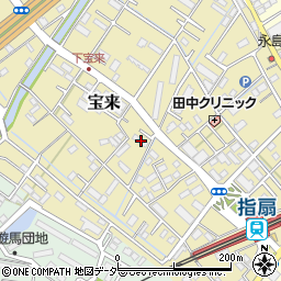 埼玉県さいたま市西区宝来1490-3周辺の地図