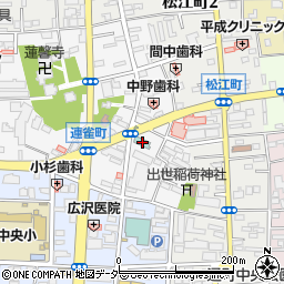 デイリーホテル小江戸川越店周辺の地図