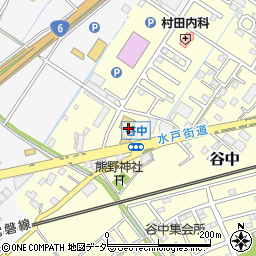 茨城県取手市谷中28周辺の地図