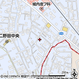 水道修理の救急車野田店周辺の地図