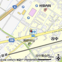 茨城日産藤代店周辺の地図