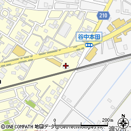 茨城県取手市谷中238周辺の地図