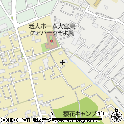 埼玉県さいたま市見沼区南中野1113周辺の地図