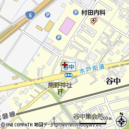 茨城日産藤代店周辺の地図