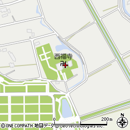 曹洞禅宗西福寺周辺の地図