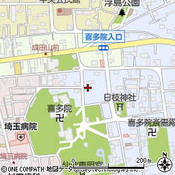 寿庵 喜多院店周辺の地図