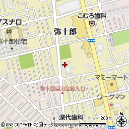 埼玉県越谷市弥十郎501周辺の地図