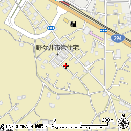 茨城県取手市野々井882-1周辺の地図