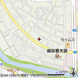 埼玉県越谷市大道周辺の地図