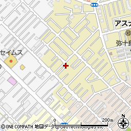 埼玉県越谷市弥十郎10-4周辺の地図