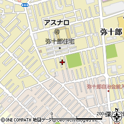 埼玉県越谷市弥十郎769周辺の地図