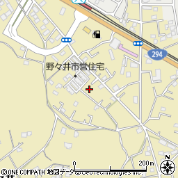 茨城県取手市野々井882周辺の地図