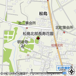 松島北部長寿花園周辺の地図