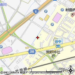 茨城県取手市谷中20-1周辺の地図