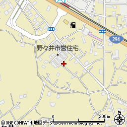 茨城県取手市野々井882-2周辺の地図